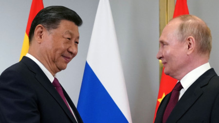 Президентите на Китай Си Цзинпин и на Русия Владимир Путин