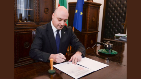 Ministrer of Justice Atanas Slavov