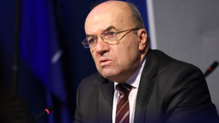 Министърът на външните работи Николай Милков на пресконференция в София, 27 януари 2023 г.