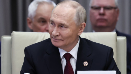 Владимир Путин на среща на Организацията на Договора за колективна сигурност в Киргизстан, 27 ноември 2025 г.