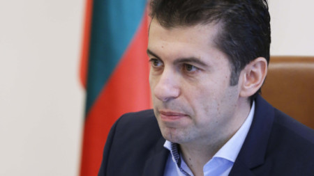 outgoing Premier Kiril Petkov