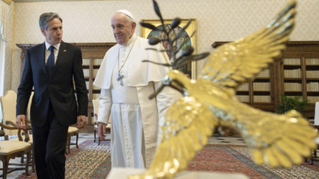 Папа Франциск се срещна с държавния секретар на Съединените щати
