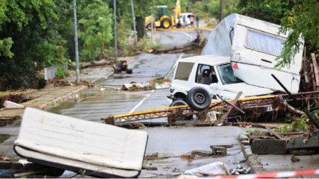 Inundación catastrófica en Tsarevo, foto: BTA