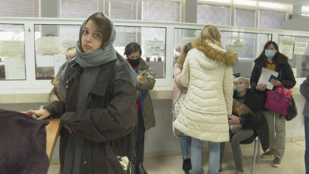 Ukraynalı mülteciler kayıt yaptırıyor, 
5 Mart 2022 