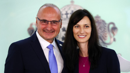 Вицепремиерът и министър на външните работи Мария Габриел и министърът на външните работи и европейските въпроси на Хърватия Гордан Гърлич Радман в МВнР -  11 септември 2023 г..