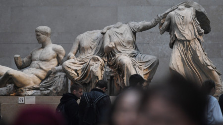 Гърция има претенции към колекция статуи от Партенона, притежание на Британския музей. Снимка: 19 февруари 2020 г.