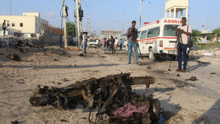 Няколко жертви са налице след огромна експлозия в сомалийската столица