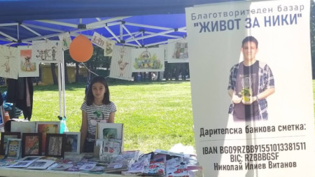 Благотворителен базар в помощ на 15 годишния Николай Витанов се организира