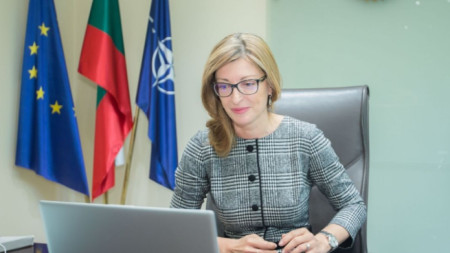 Bulgaria’s Minister of Foreign Affairs Ekaterina Zaharieva 