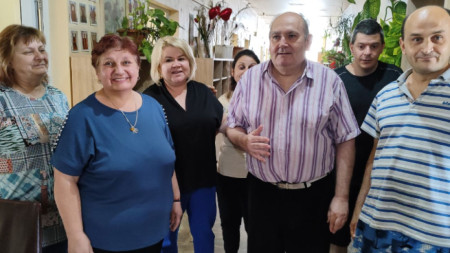Работещи и живеещи в Защитеното жилище за хора с психични разстройства в Дулово