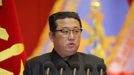 Върховният лидер на Северна Корея Ким Чен Ун.