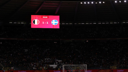 Мачът между Белгия и Швеция от квалификациите за Евро 2024