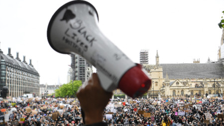 Протестът в Лондон, 6 юни 2020 г.