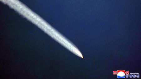 Тест на свръхзвукова ракета от Северна Корея, 22.09.2025 г.