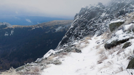 Snow at Vitosha Mountain, 12 November 2023