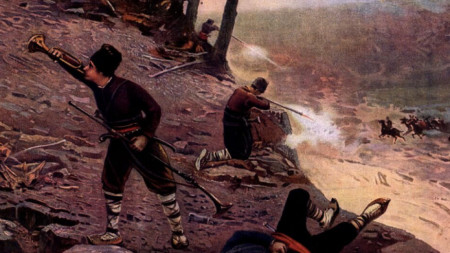 „Български въстаници 1876“ (картина на В. Антонов)