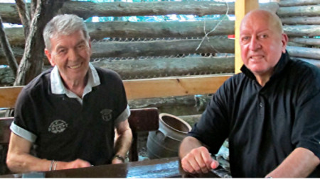 Александър Александров (вляво) и Емил Янев