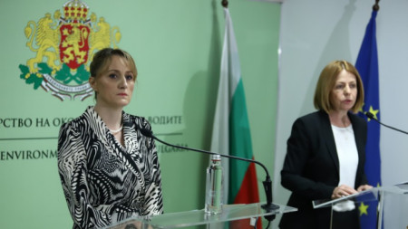 Министър Росица Карамфилова и  кметът Йорданка Фандъкова