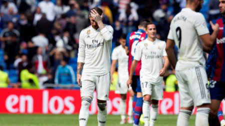 Нов провал на „Реал“ (Мадрид) – 1:2 като домакин на „Леванте“