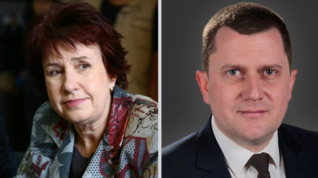 Досегашният кмет Вяра Церовска от ГЕРБ(вляво) загуби балогажа срещу Станислав Владимиров от БСП.