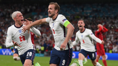Англия се класира за първия си финал на европейски първенства