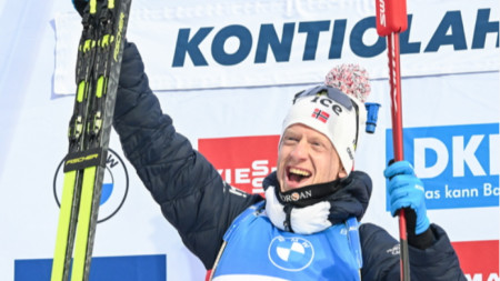 Олимпийският шампион от Пекин Йоханес Тингес Бьо Норвегия спечели спринта