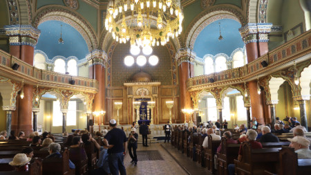 Поклонение пред паметта на Анжел Вагенщайн се състоя в Централната софийска синагога - 30 юли 2023 г.
