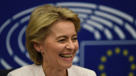 Урсула фон дер Лайен, която Европейският парламент одобри за следващ председател на Европейската комисия.