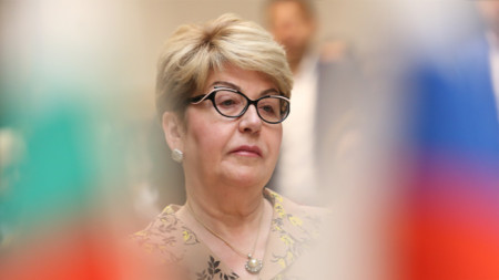 Russian ambasador to Sofia Eleonora Mitrofanova.