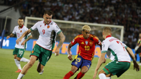 Bulgaria lost to Spain 0:3 in Sofia