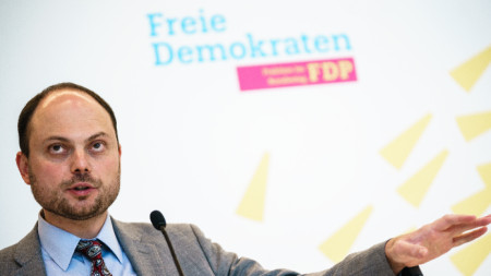 Владимир Кара-Мурза в Берлин, преди форум на Германската свободна демократическа партия (FDP), архив, 8 септември 2020 г.