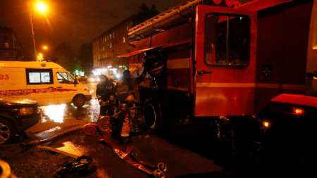 Един човек загина в пожар в болница в Москва миналата седмица.
