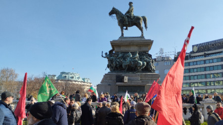 Протестът в София