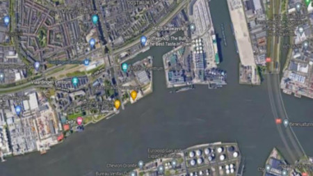 От БМФ илюстрират позицията си с Плана на пристанище Ротердам, като посочват, че и там комплексите за съхранение на газ и газьол са в близост до центъра на града