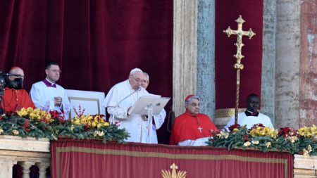 Папа Франциск - Ватикана, 25 декември 2022