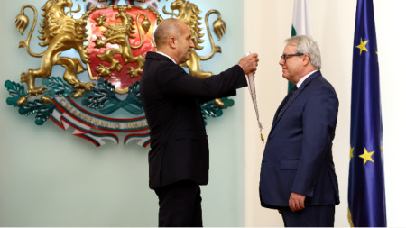 Румен Радев и Жоел Мейер