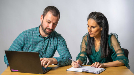 Ангел Георгиев и Теодора Димитрова от Синдео