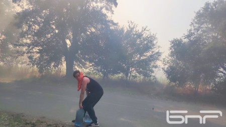 Пожарът в село Козарево