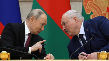 Владимир Путин и Александър Лукашенко