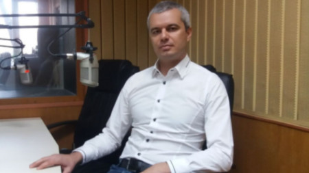 Костадин Костадинов и студиото на Радио Стара Загора