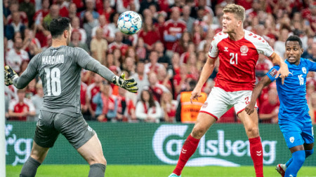 Дания разгроми Израел с 5:0 в световните квалификации