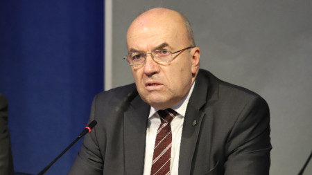 Foreign Minister Nikolay Milkov held a press conference on April 6, 2023. 