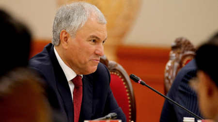 Председателят на Държавната дума на Русия Вячеслав Володин