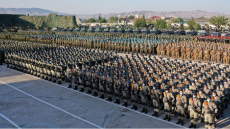 Мащабно военно учение в Таджикистан 