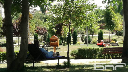 В София има и кътчета като парк 