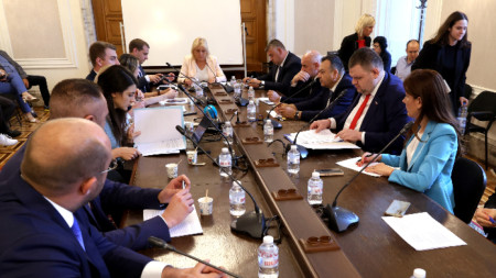 На заседанието на временната парламентарна комисия за влиянието на Мартин Божанов Нотариуса и Петьо Петров - Еврото в съдебната система -  25 юли 2024 г.