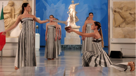 Момент от церемонията.