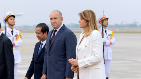 Rumen Radev and Desislava Radeva in Vietnam