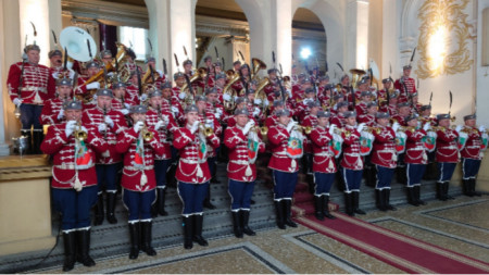 Foto: Repräsentative Blasorchester der bulgarischen Garde