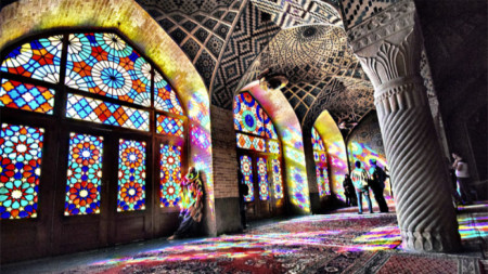 Джамията Nasir al mosque Шираз, Иран 2019